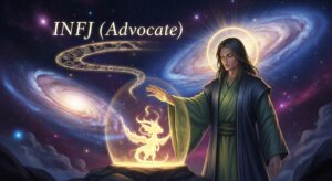 INFJ(提唱者型)2025年運勢と相性ランキング|恋愛・仕事・ラッキーガイド付きMBTI診断